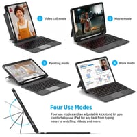 wiwu لوحة مفاتيح مغناطيسية قابلة للطي للايباد 10.2...