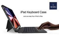 wiwu لوحة مفاتيح مغناطيسية قابلة للطي للايباد 10.2...