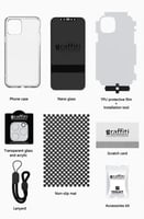 للايفون 12 برو جرافيتي بكج لقافة 6in1 للايفون