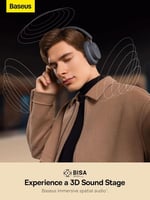 بيسوس - سماعة رأس لاسلكية بيو D05 بلوتوث قابلة للط...