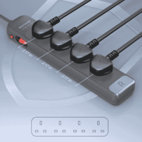 راف باور توصيلة 4 منافذ بقوة 3150 واط