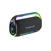 باورولوجى - مكبر صوت كاريوكى 150 واط مع ميكرفون وج...