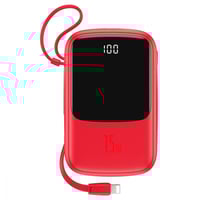 بسوس بطارية متنقلة 10 الاف مع كيبل ايفون مدمج