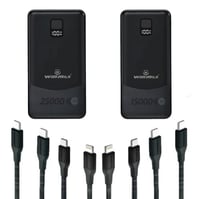 2 باور بانك + 4 كيابل PD