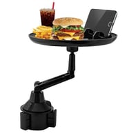 طاولة طعام للسيارة مع حامل جوال