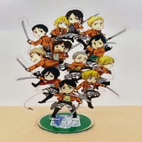 مجسم اكريليك انمي هجوم العمالقة