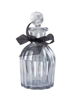 قنينة زجاجية للزينة - لون أزرق