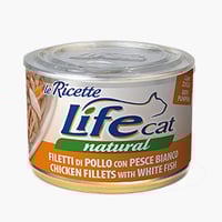 لايف كات - دجاج و السمك الأبيض 150غ