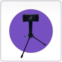 ستاند جوال مكتبي ثلاثي القواعد للتصوير بثبات احترا...