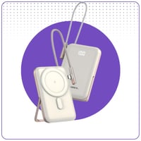 باور بانك جيبل وايرلس 10000 الف مع ستاند