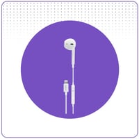 سماعة ايفون سلك اذن واحدة PORODO صوت ولضح واداء عا...