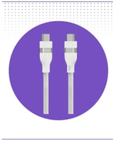 كيبل طرفين تايب سي 240 واط 1متر قماش ANKER