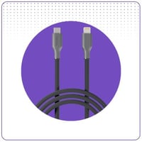 كيبل تايب سي ايفون قماش 1.2 متر TiKNAL