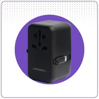 جيبيل محول السفر العالمي 65W متعدد المنافذ –يحتوي...