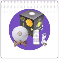 مصباح القمر مع سماعة القرآن الكريم SQ-168 بإضاءة R...