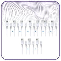 عرض 10 كيابل ايفون جلد 1 متر IZNC