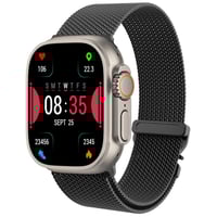 سير ساعة معدني شبكي تصميم عصري فاخر GOUi