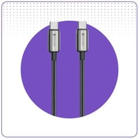 كيبل طرفين تايب سي قماش 100 واط SONIC SJ104A