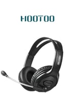 سماعة راس العاب سلك صوت نقي قوي للالعاب HOOTOO HT_...