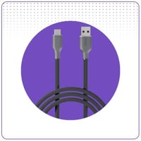 كيبل تايب سي USB قماش 1.2 متر TiKNAL