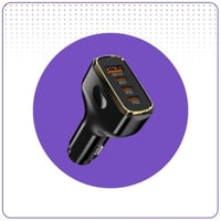 فيش سيارة 80 واط BASTEC اللون ابيض