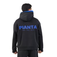 Black hoodie Double cap Oversize