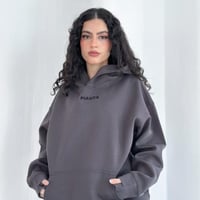 dark gray hoodie Oversize