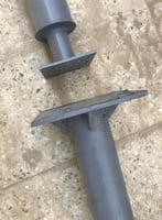 ماسورة مروحة 4 متر 3 بوصة