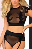 لانجري شفاف متوفر بلونين