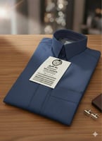 ثوب سعودي شتوي رجالي قماش مقلم كحلي