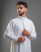 ثوب سعودي صيفي رجالي قلاب سحاب