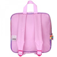 شنطة ظهر 11 انش وردي مع علبة غداء وزمزمية - هيلوكي...