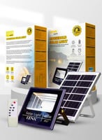 بكج مكون من 3 مصباح الطاقة الشمسية بقوة 400 واط مع...