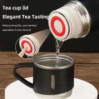 ترمس مطارة حافظ للحرارة 500 مللي + 3 اكواب