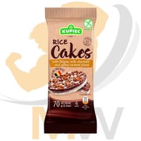 رايس كيك شوكولاته بالحليب بالكراميل المملح