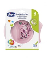 طبق طعام أطفال شيكو 3 ألوان chicco easy feeding pl...