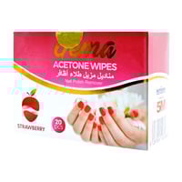 مناديل مزيل طلاء الاظافر بالفراولة 20 منديل strawb...