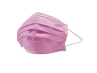 10 علب كمامات بارق لون وردي للكبار 3 طبقات العلبة...