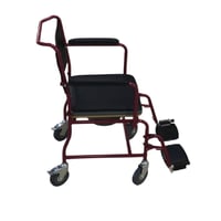 كرسي حمام احمر بكفر صغير 20 انش bathroom chair wit...