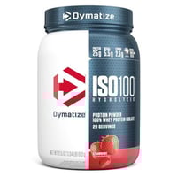 دايماتيز ISO 100 - بالفراولة 610 جرام - 20 حصة Dym...