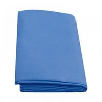 شرشف سرير دلما بمطاط 10 حبات لون ازرق مقاس 110×210...