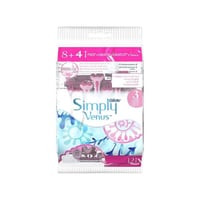 ماكينة حلاقة جيليت سيمبل فينوس زهرية 8 مع 4 gillet...