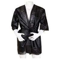 روب سيدات طويل يم لون اسود استخدام مرة واحدة 10 حب...