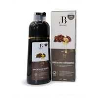 شامبو صبغة جى بى 400 مل لون بنى غامق مع زيت الارجا...