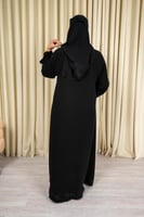 1458 | عباية كتف تطريز كمبيوتر اسود