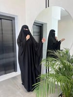 1436 | عباية رأس بشت قماش كوري اصلي