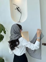 طرحة رصاصية فاتحة