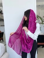 طرحة فوشي مموجة