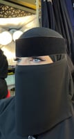 نقابات ركن الحجاب نقاب المخمل مقوى خفيف مطاط طويل...
