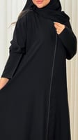 عباية كتف نص كلوش فخمة قماش نواعم بلس كوري مع طرحة...